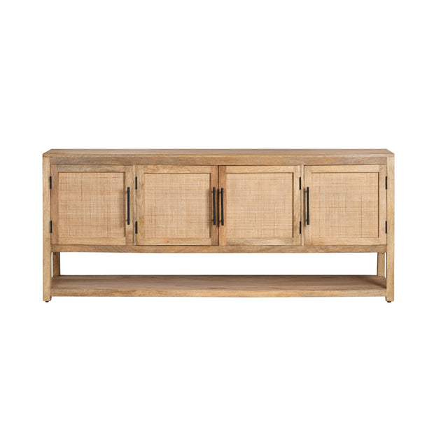Crestview Collection Valley Creek Light Natural Mango Wood Sideboard