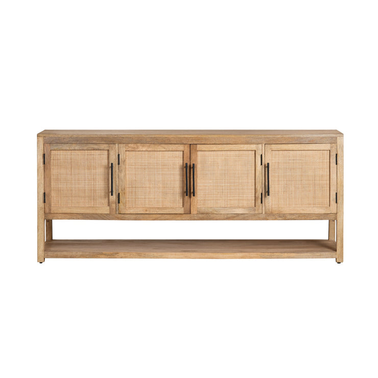 Crestview Collection Valley Creek Light Natural Mango Wood Sideboard