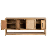 Crestview Collection Valley Creek Light Natural Mango Wood Sideboard