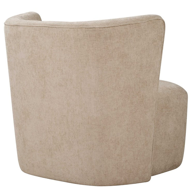 Uttermost Outlook Sand Fabric Swivel Chair