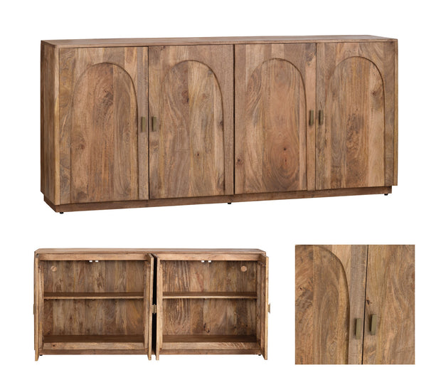 Crestview Collection Chateau 4- Door Sideboard