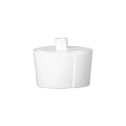 Vietri Lastra White Sugar Bowl ~ Handcrafted Italian Stoneware
