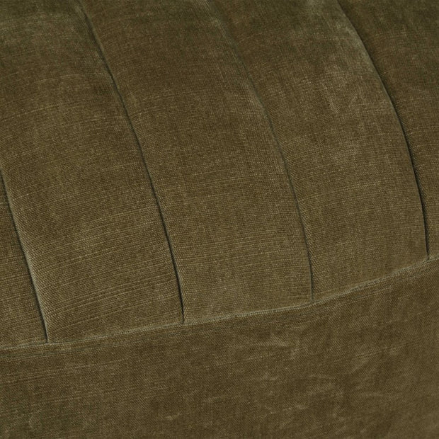Uttermost Narrows Moss Green Velvet Chenille Channeled Swivel Chair