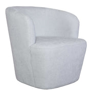 Uttermost Mist Cloud Blue Barrel Swivel Chair