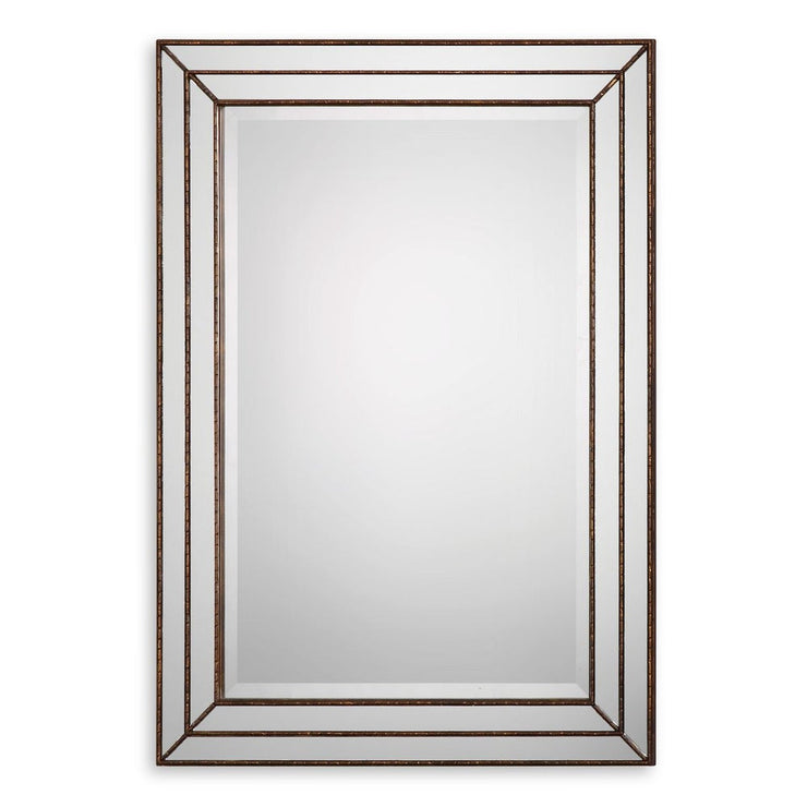 Casa Bella Living Finished In Metallic Bronze Framed Mirror