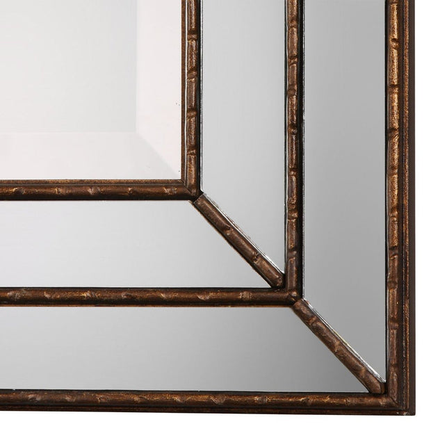 Casa Bella Living Finished In Metallic Bronze Framed Mirror