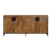 Crestview Collection Ventura 4- Door, 4- Drawer Media Credenza