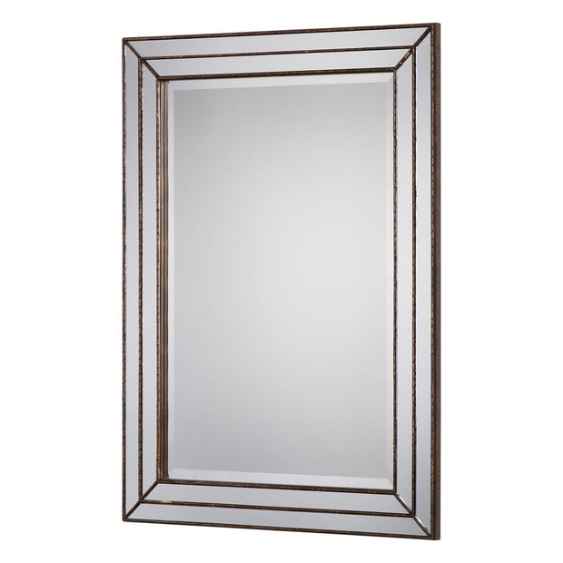 Casa Bella Living Finished In Metallic Bronze Framed Mirror