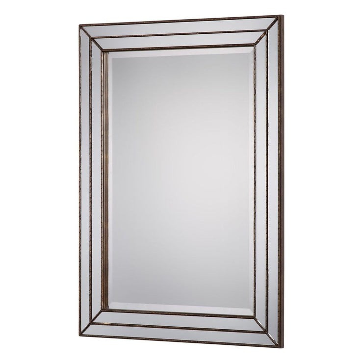 Casa Bella Living Finished In Metallic Bronze Framed Mirror