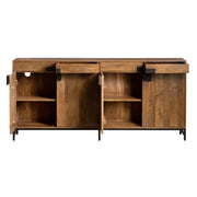 Crestview Collection Ventura 4- Door, 4- Drawer Media Credenza