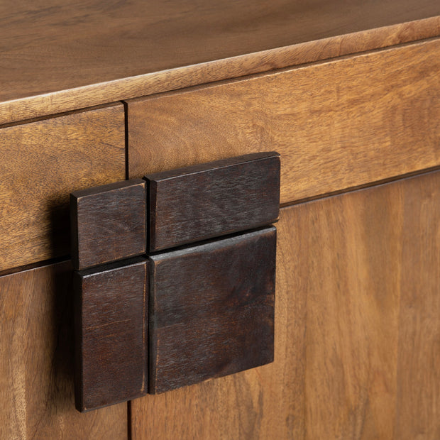 Crestview Collection Ventura 4- Door, 4- Drawer Media Credenza