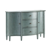 Crestview Collection Abigail Brushed Blue Sideboard