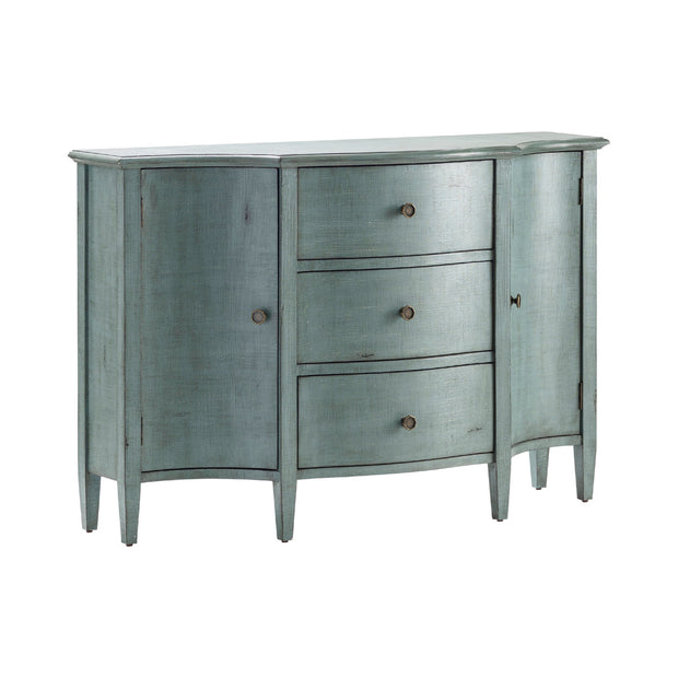 Crestview Collection Abigail Brushed Blue Sideboard