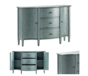 Crestview Collection Abigail Brushed Blue Sideboard