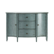 Crestview Collection Abigail Brushed Blue Sideboard