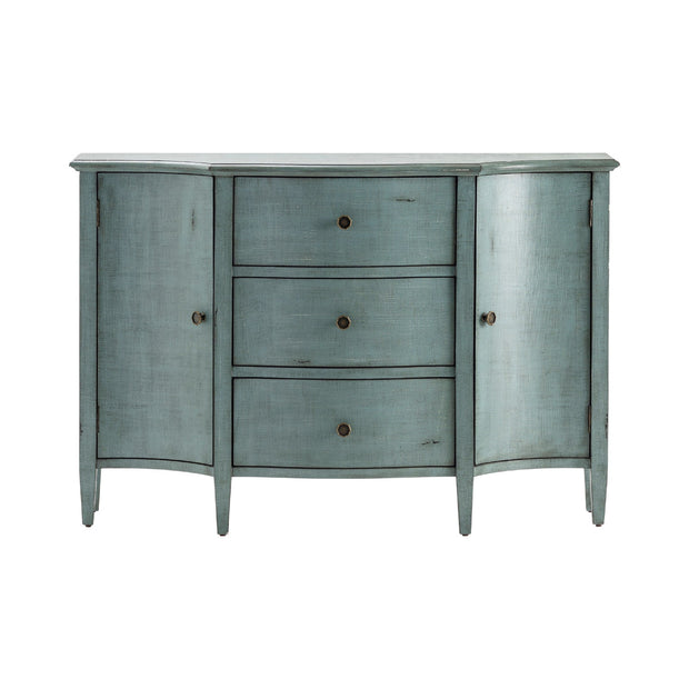 Crestview Collection Abigail Brushed Blue Sideboard