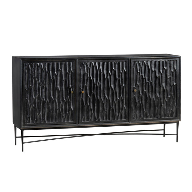 Crestview Collection Richmond Modern Dark Gray Sideboard