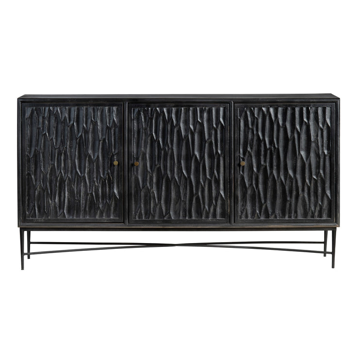 Crestview Collection Richmond Modern Dark Gray Sideboard