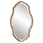 Casa Bella Living Rich Gold Finished With Amber Glazed Frame Mirror