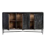 Crestview Collection Richmond Modern Dark Gray Sideboard
