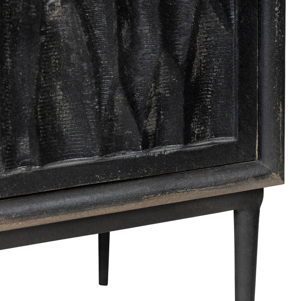 Crestview Collection Richmond Modern Dark Gray Sideboard