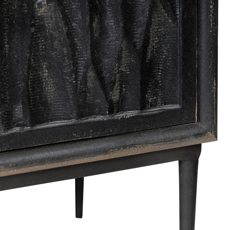 Crestview Collection Richmond Modern Dark Gray Sideboard