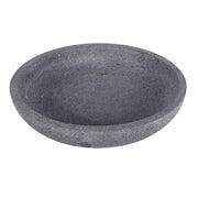 Uttermost Ashen Gray Lava Stone Earth Bowl Indoor and Outdoor Use