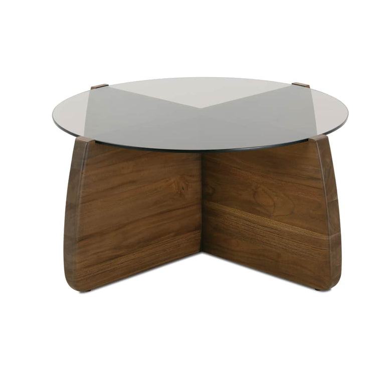 Rowe Furniture Nova Round Glass Coffee Table