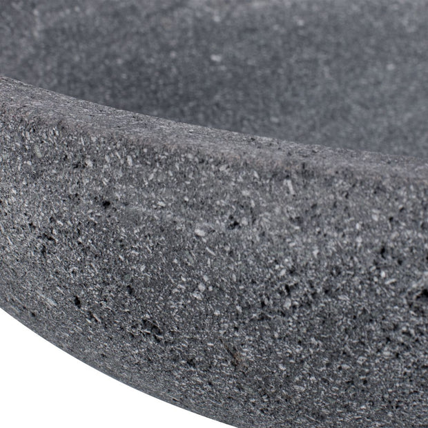 Uttermost Ashen Gray Lava Stone Earth Bowl Indoor and Outdoor Use