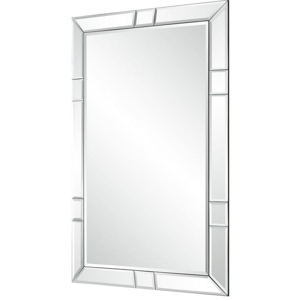 Casa Bella Living Beveled Mirror Panels Frame Mirror