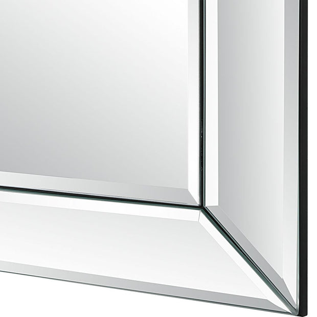 Casa Bella Living Beveled Mirror Panels Frame Mirror