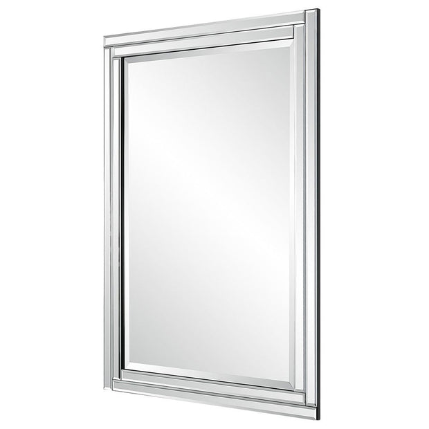 Casa Bella Living Beveled Rows Paneled Mirror