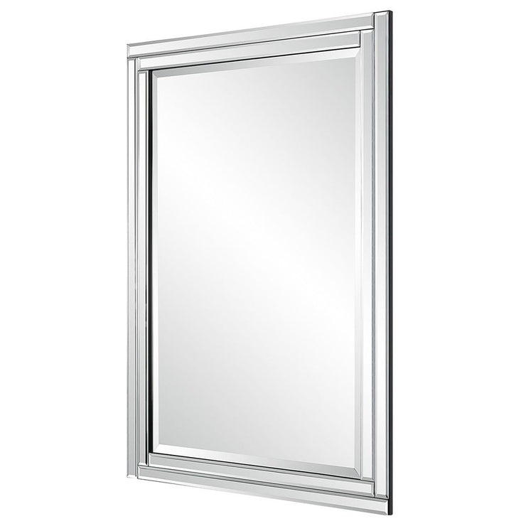 Casa Bella Living Beveled Rows Paneled Mirror