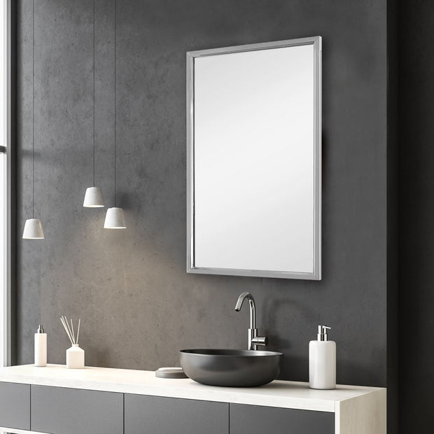 Casa Bella Living Stainless Steel Framed Mirror