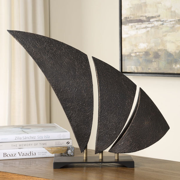 Uttermost Wind Crest Sail Abstract Sculpture