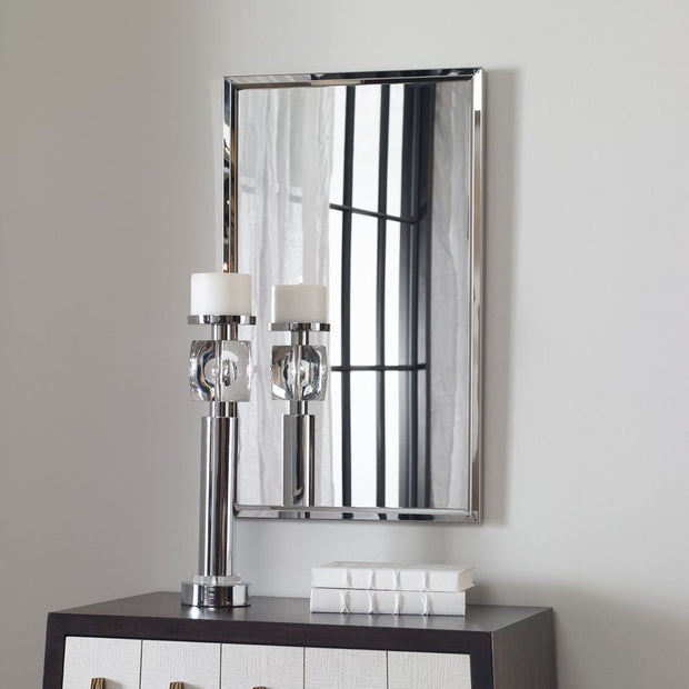 Casa Bella Living Stainless Steel Framed Mirror