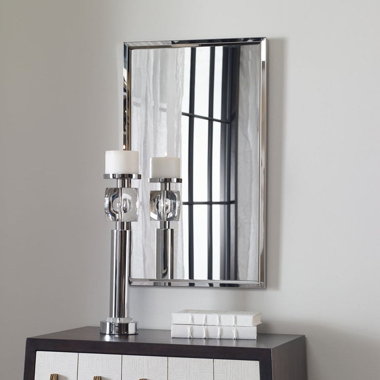 Casa Bella Living Stainless Steel Framed Mirror