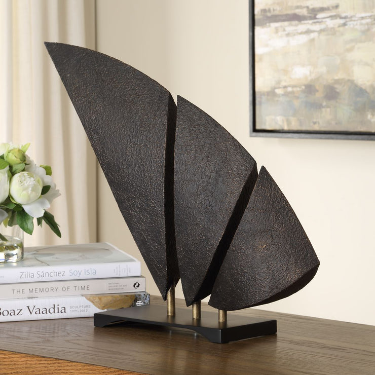 Uttermost Wind Crest Sail Abstract Sculpture