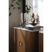 Rowe Furniture Kindred Fluted Wood Cabinet ~ Sesame Finish