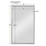Casa Bella Living Stainless Steel Framed Mirror