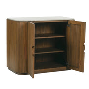 Rowe Furniture Kindred Fluted Wood Cabinet ~ Sesame Finish