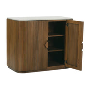 Rowe Furniture Kindred Fluted Wood Cabinet ~ Sesame Finish