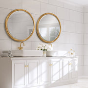 Casa Bella Living Twisted Gold Leaf Mirror
