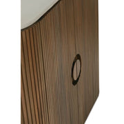 Rowe Furniture Kindred Fluted Wood Cabinet ~ Sesame Finish