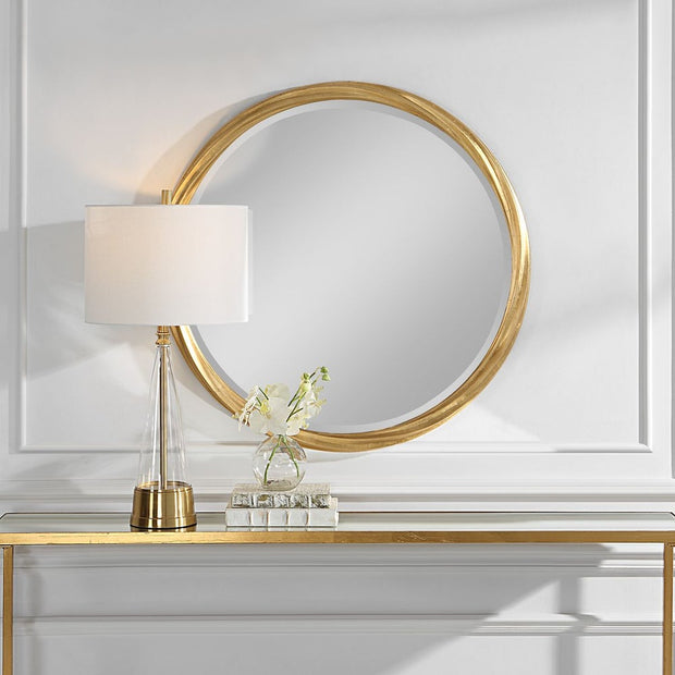 Casa Bella Living Twisted Gold Leaf Mirror