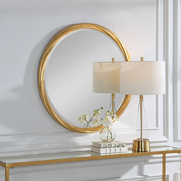 Casa Bella Living Twisted Gold Leaf Mirror