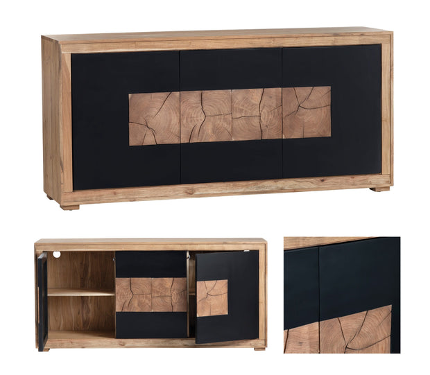 Crestview Collection Heartwood 3- Door Console