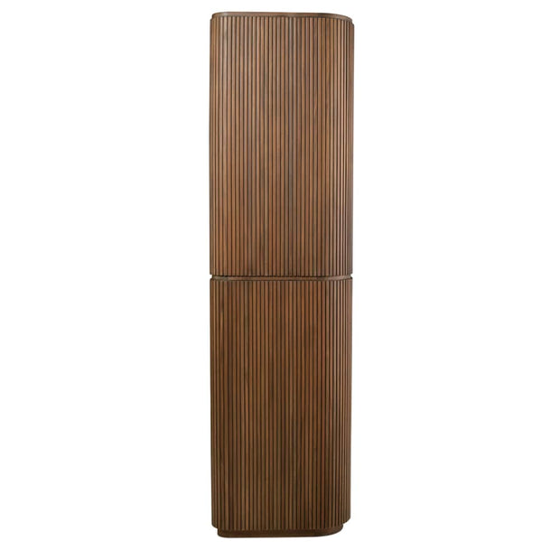 Rowe Furniture Kindred Fluted Wood Tall Cabinet ~ Sesame Finish