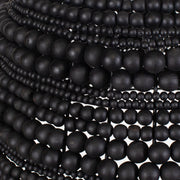 Uttermost Persephone Black Wooden Beads Pendant