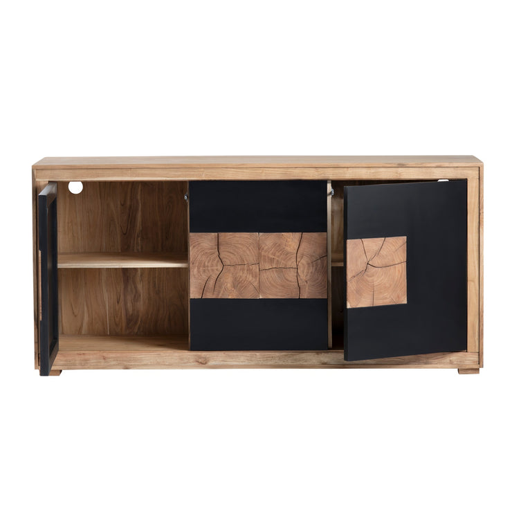Crestview Collection Heartwood 3- Door Console